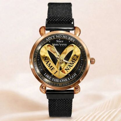 Wedding Rings - Custom Couple Names Watches