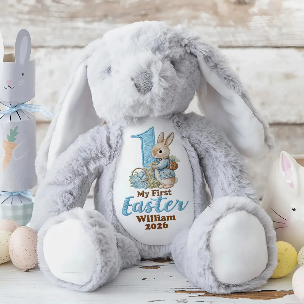 Baby's First Easter - Personalized Stuffed Bunny