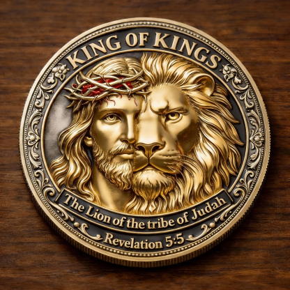 🏆Flash Sale 60% OFF -🪙 KING OF KINGS — The Lion of the Tribe of Judah