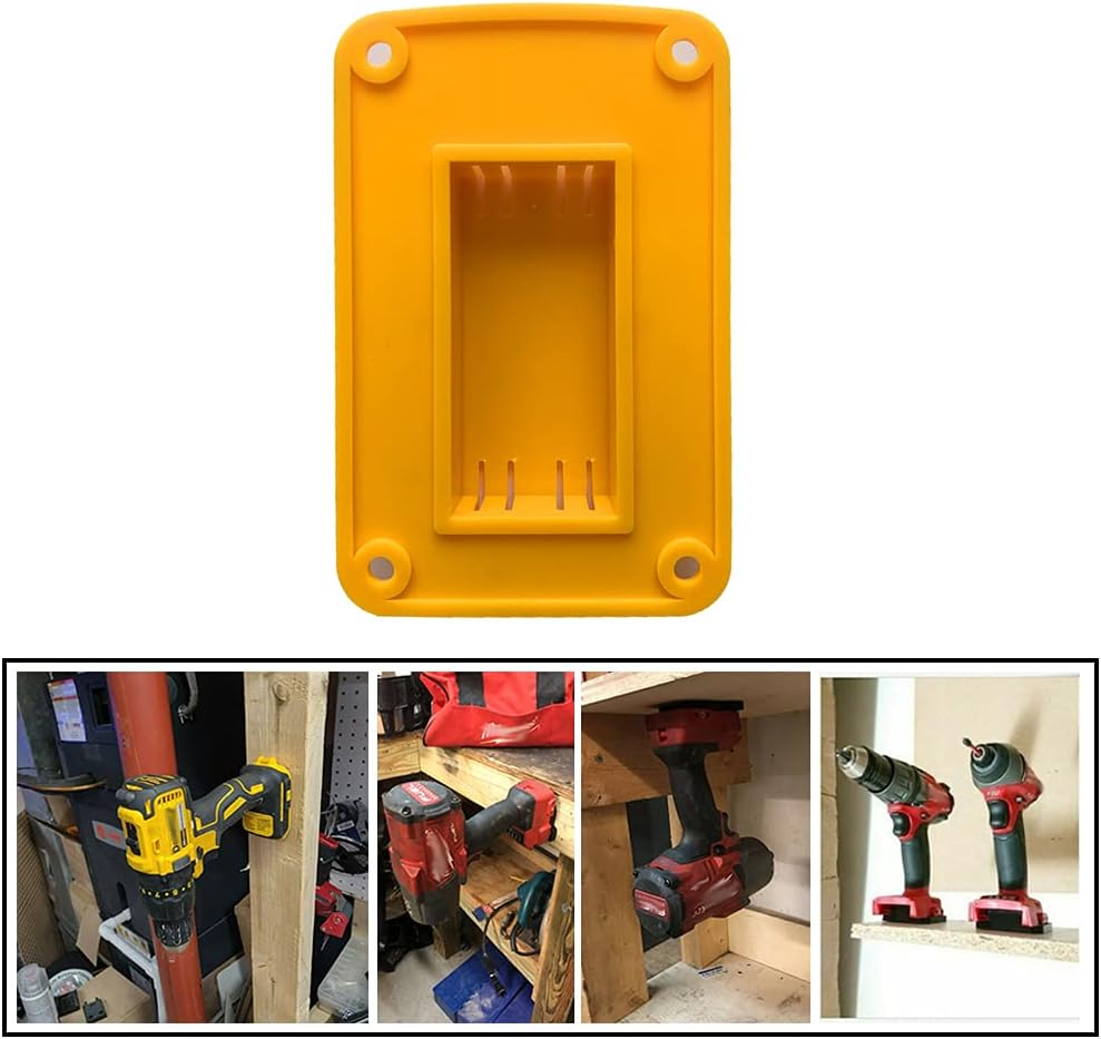 5Packs Tool Holders for DeWalt 14.4V/18V/20V & Milwaukee  M1818V lithium batteries tool mounting base electric drill