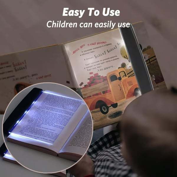 Multifunctional LED flat-panel night vision reading lamp