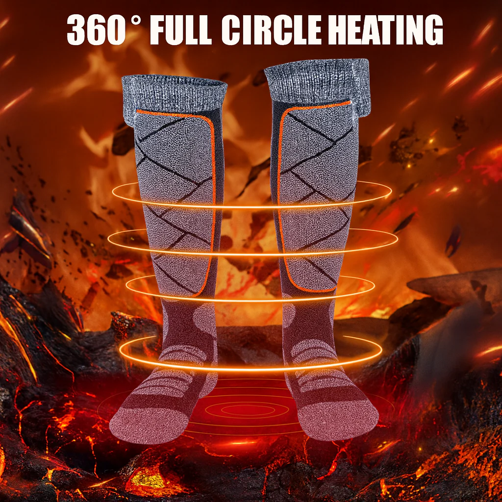 🔥 Heated Socks (Batteries Included)