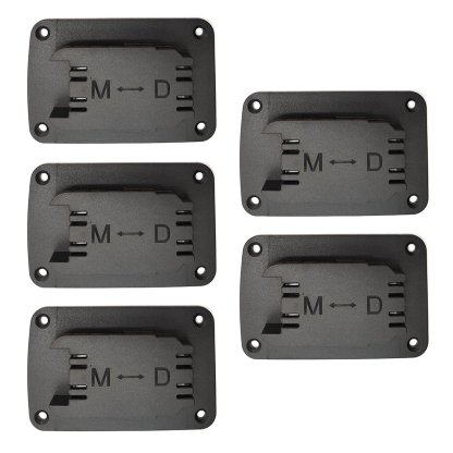 5Packs Tool Holders for DeWalt 14.4V/18V/20V & Milwaukee  M1818V lithium batteries tool mounting base electric drill