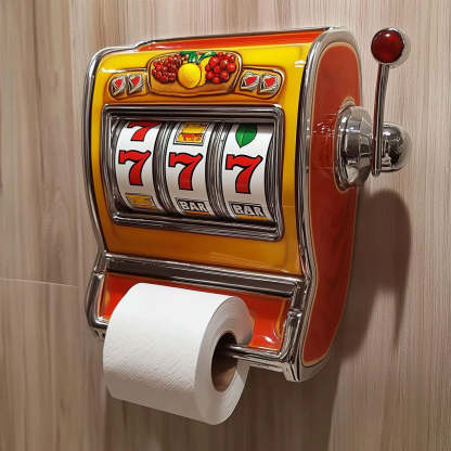 🎰Slot Machine Toilet Roll Holder
