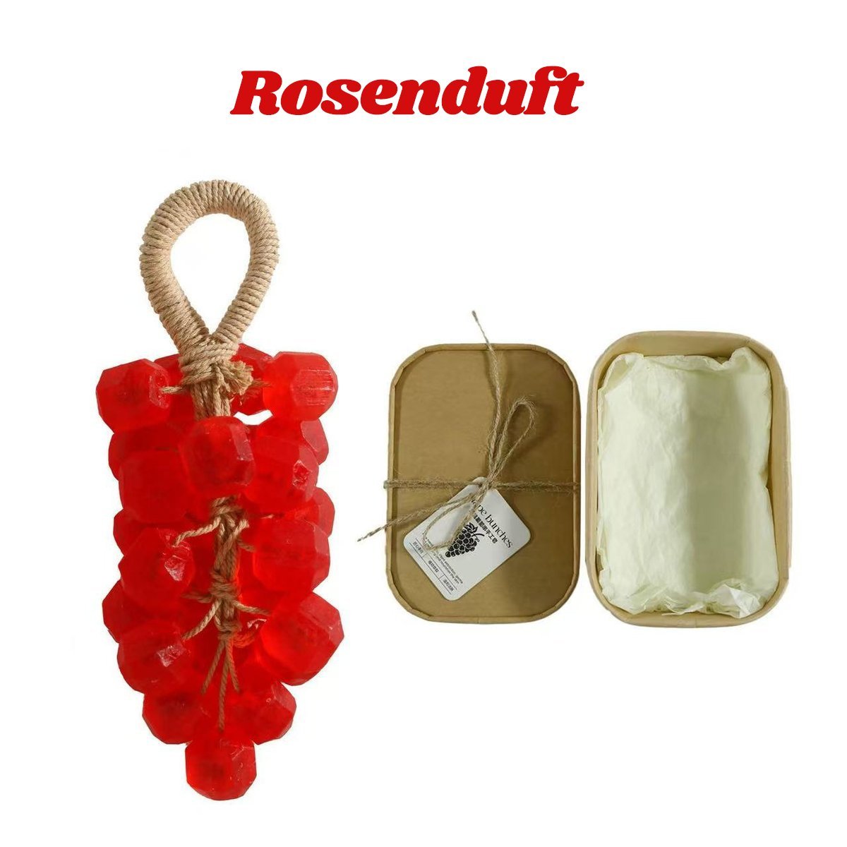 🔥Weihnachtsangebot 49 % RABATT🧼🍇Personalisierte Original handgemachte Kristalltraubenseife Sanfte Reinigungsseife