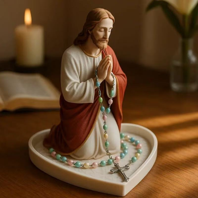 Virgin Mary Rosary Holder