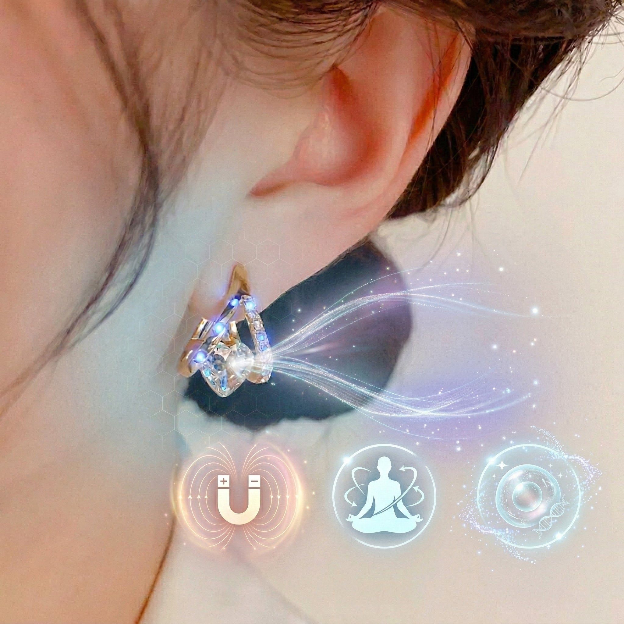 (🔥 LETZTER TAG SALE – 80 % RABATT) 💎 CZTICLE® MagneChic Germanium-Ohrringe