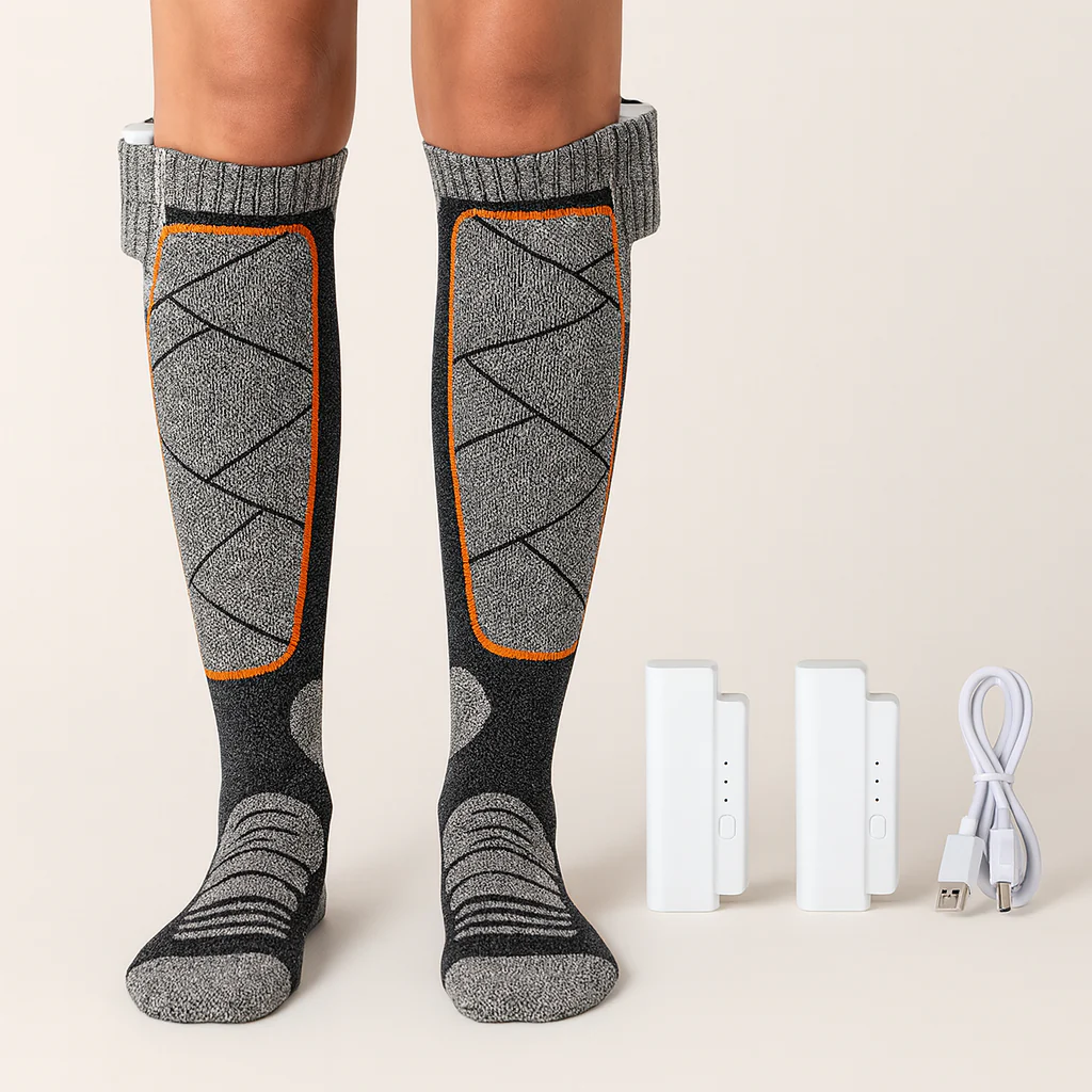 🔥 Heated Socks (Batteries Included)