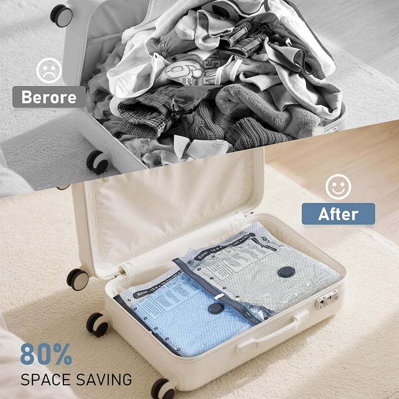 🔥 LAST DAY 49% OFF-Cordless Travel Vacuum Storage Compression Bag Set