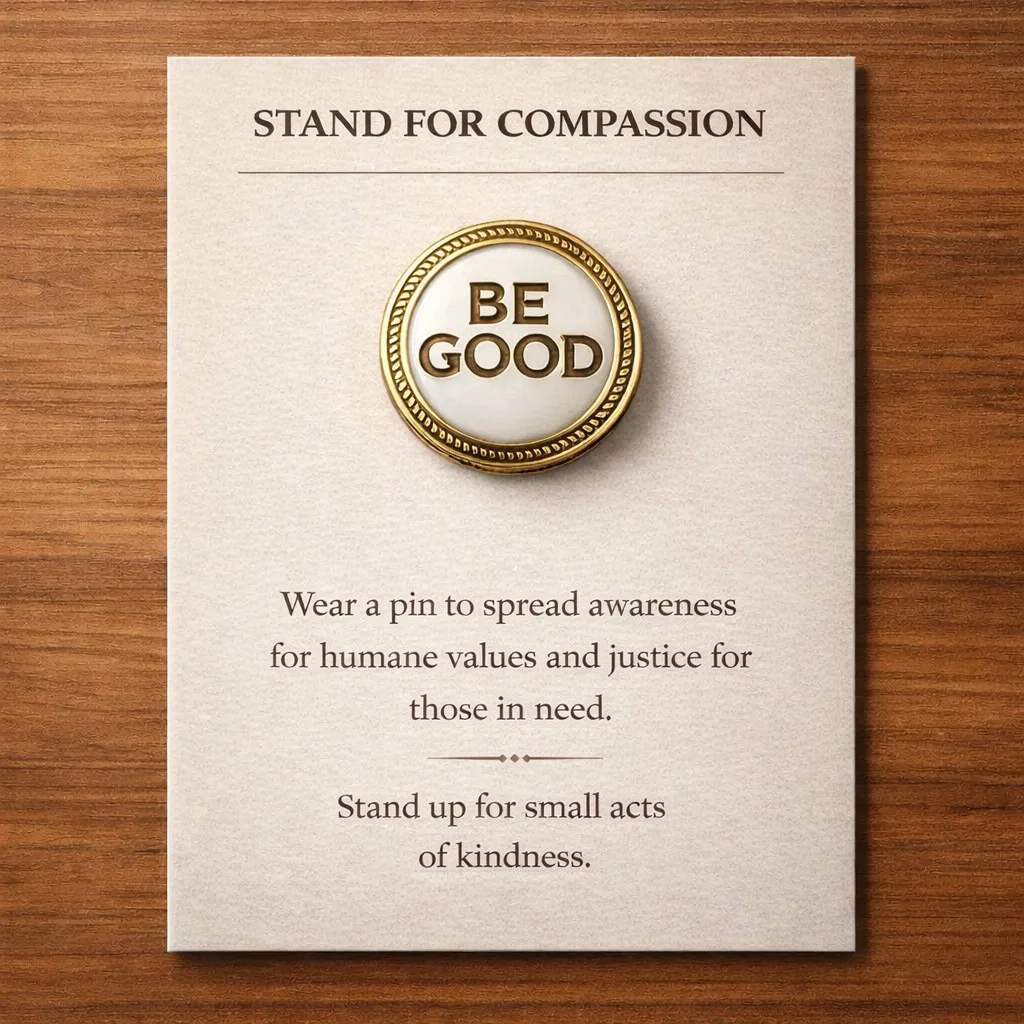 Stand for Compassion - "Be Good" & "Ice Out" Pins