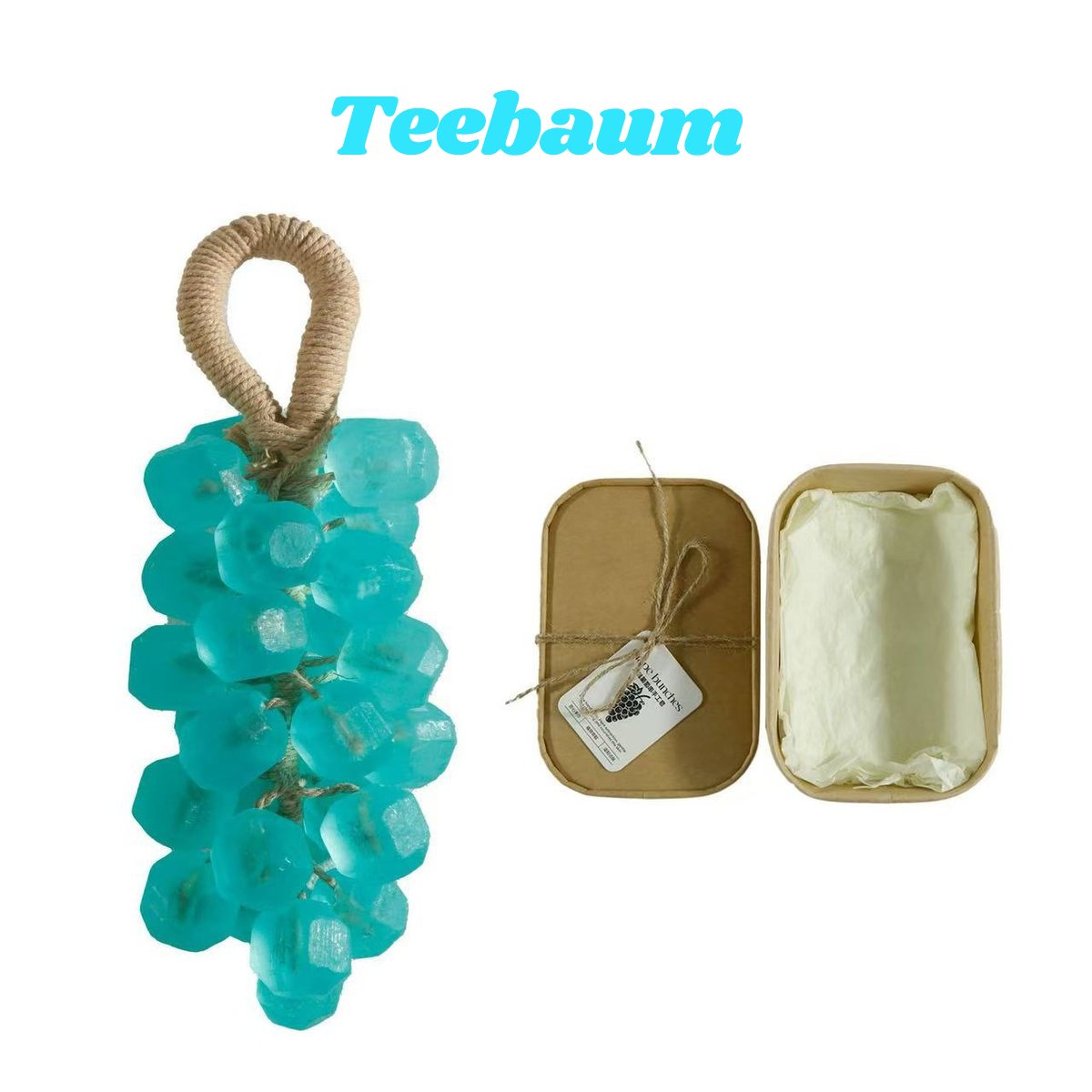 🔥Weihnachtsangebot 49 % RABATT🧼🍇Personalisierte Original handgemachte Kristalltraubenseife Sanfte Reinigungsseife