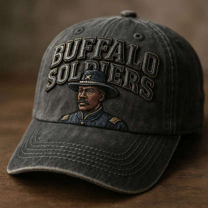 🔥Flash Sale 60% OFF - 🇺🇸 Buffalo Soldier Art Hat
