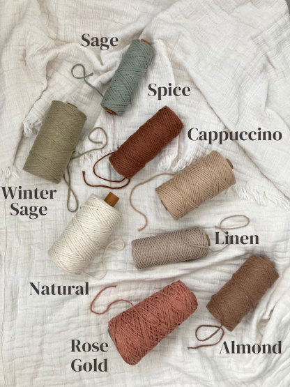 Praise His Name Macrame Keychains