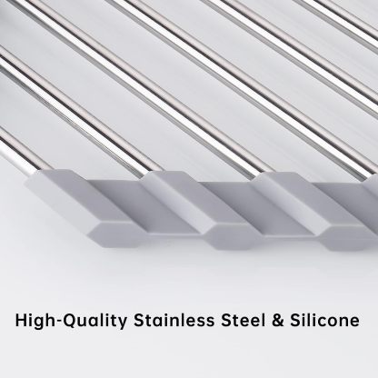 Triangle Roll-Up Sink Drainer