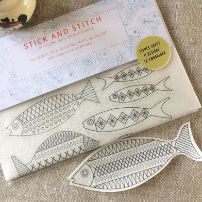 Water soluble embroidery transfers