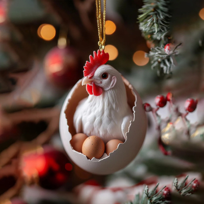 Fun Farm Christmas Ornament