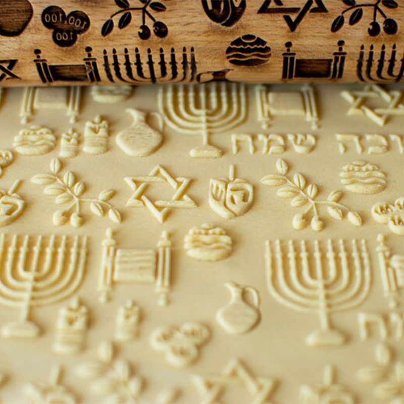 Happy Hanukkah Rolling Pin