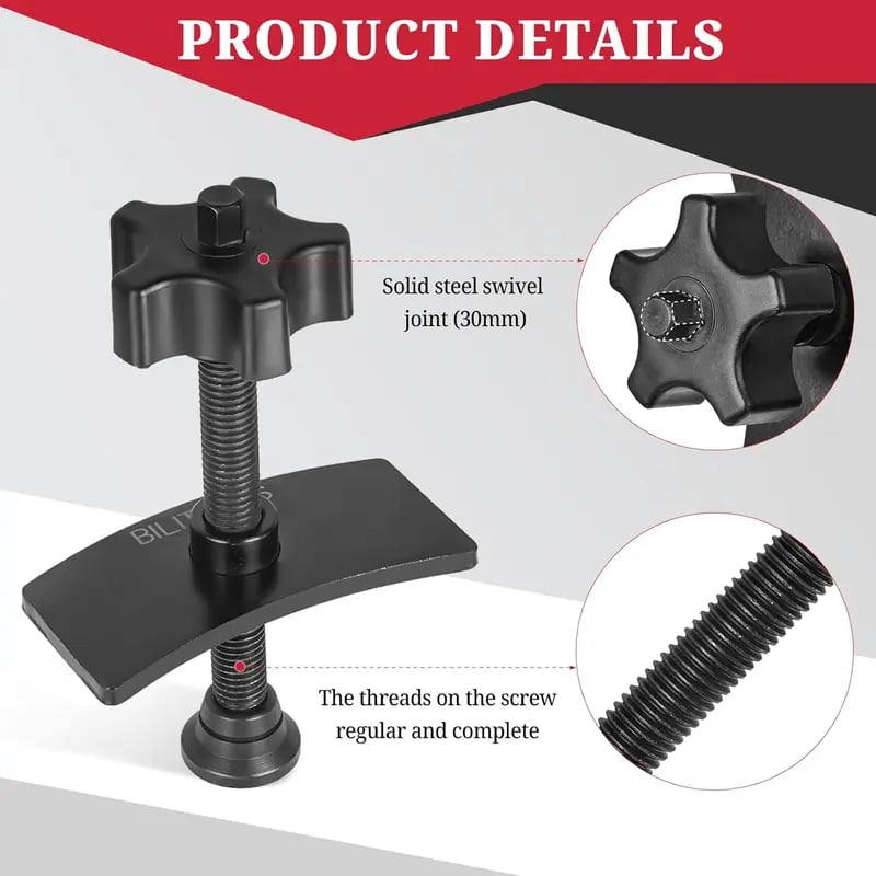 🔥Limited Time 50% Off-🛠️ Car Brake Caliper Compression Tool - Heavy Duty Swivel Design, Ergonomic Handle, Carbon Steel Brake Piston Compressor