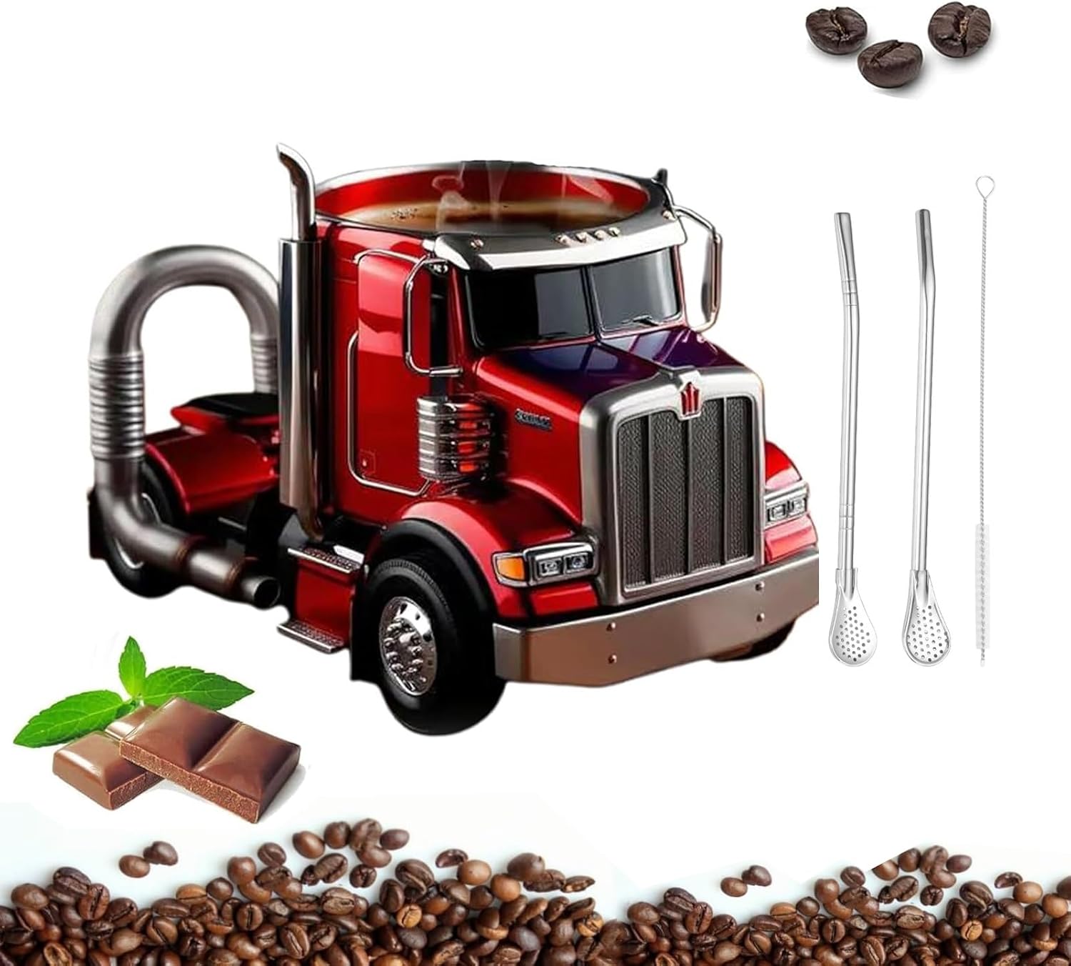 🔥NEW HOT SELLING 49% OFF🔥Handmade Semi-Truck Ceramic Coffee Mug