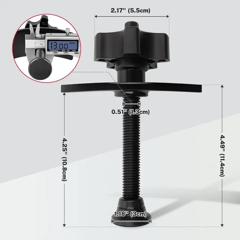 🔥Limited Time 50% Off-🛠️ Car Brake Caliper Compression Tool - Heavy Duty Swivel Design, Ergonomic Handle, Carbon Steel Brake Piston Compressor