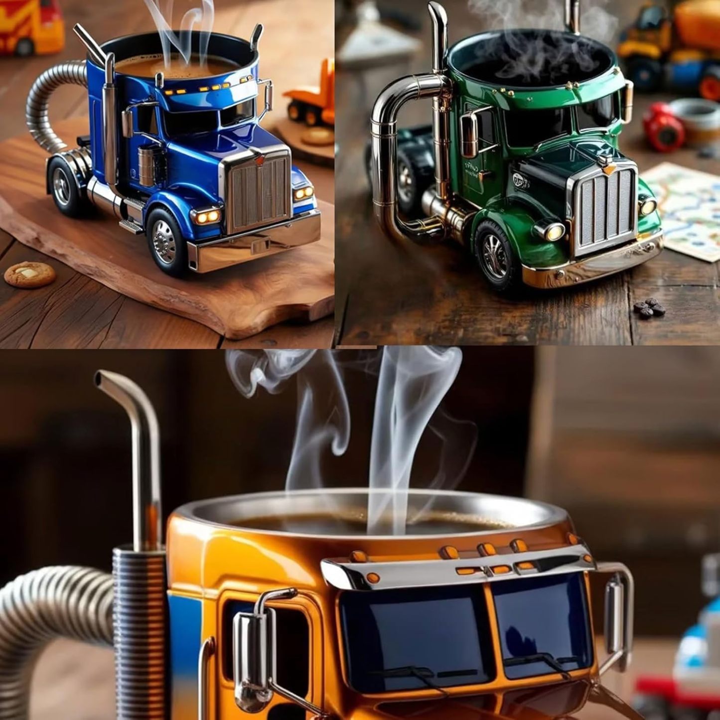 🔥NEW HOT SELLING 49% OFF🔥Handmade Semi-Truck Ceramic Coffee Mug