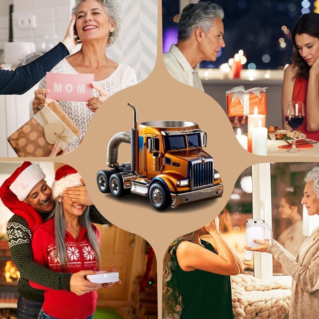 🔥NEW HOT SELLING 49% OFF🔥Handmade Semi-Truck Ceramic Coffee Mug