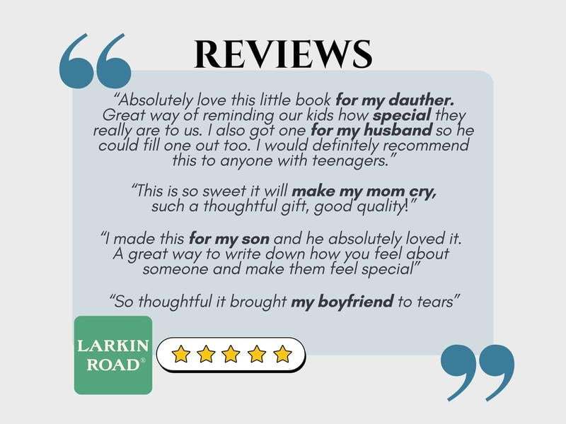 🔥Last Day 50% OFF - ❤️Just A Few Things I Love About You (With All My Heart) Fill In The Blank Gift Book📚