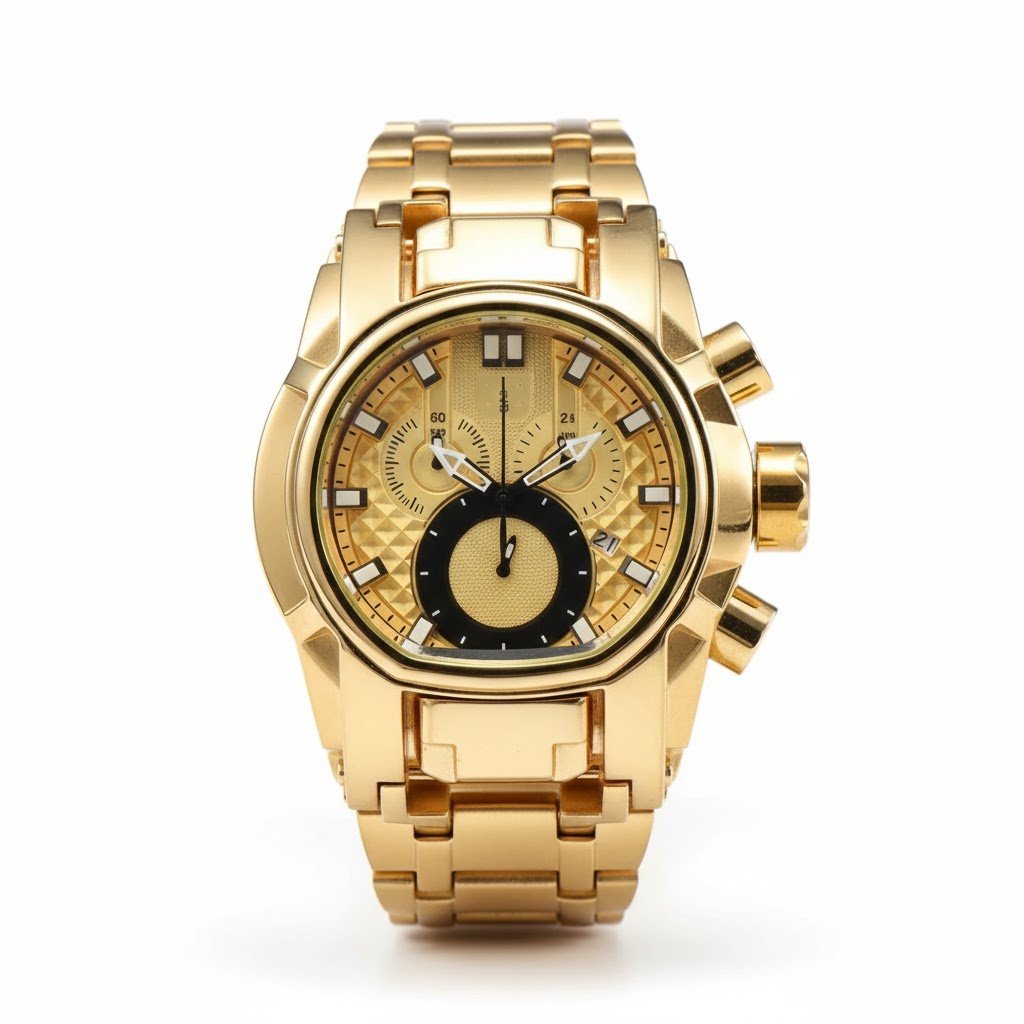 Large dial compass sports watch