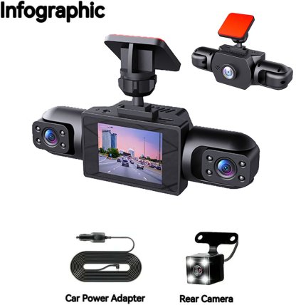 🎁LAST DAY 49% OFF - Full View Car Dashcam System (Buy More Save More)🔥