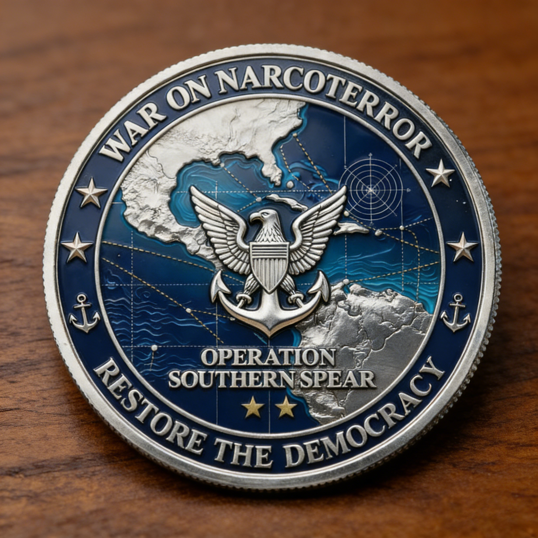 U.S. Military Strike on Venezuela Commemorative Coin