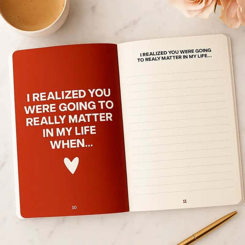 💕This Is Why You're Mine: A Couples Love Story Journal ✨