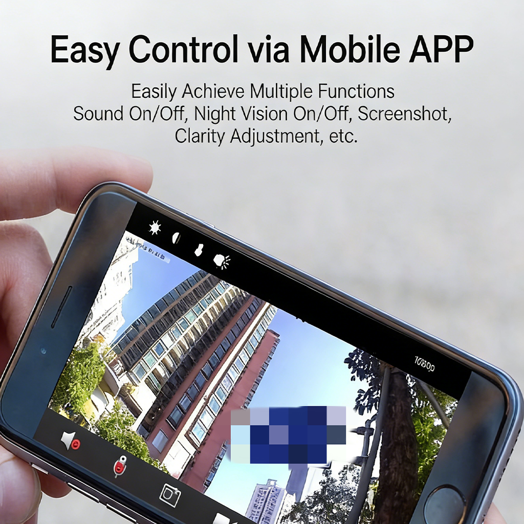 High-definition wireless WIFI home security 1080p camera