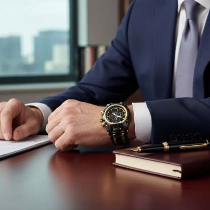 Large dial compass sports watch