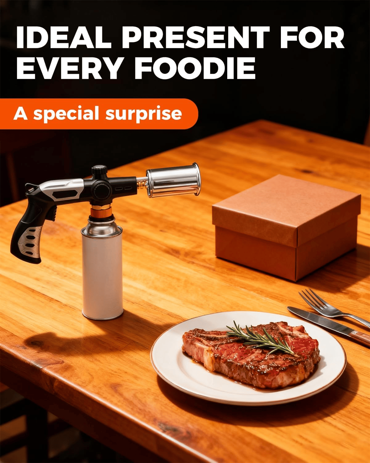 💥 Powerful Propane Torch – 2732°F High Temp, Instant Ignition for Grilling!