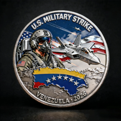 2026 New Year Hot Sale 49% OFF 🔥U.S. Military Strike on Venezuela Commemorative Coin