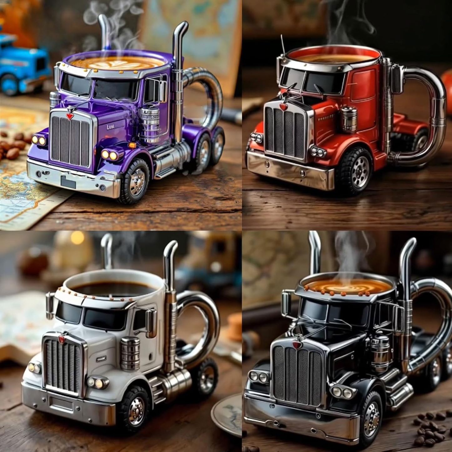🔥NEW HOT SELLING 49% OFF🔥Handmade Semi-Truck Ceramic Coffee Mug