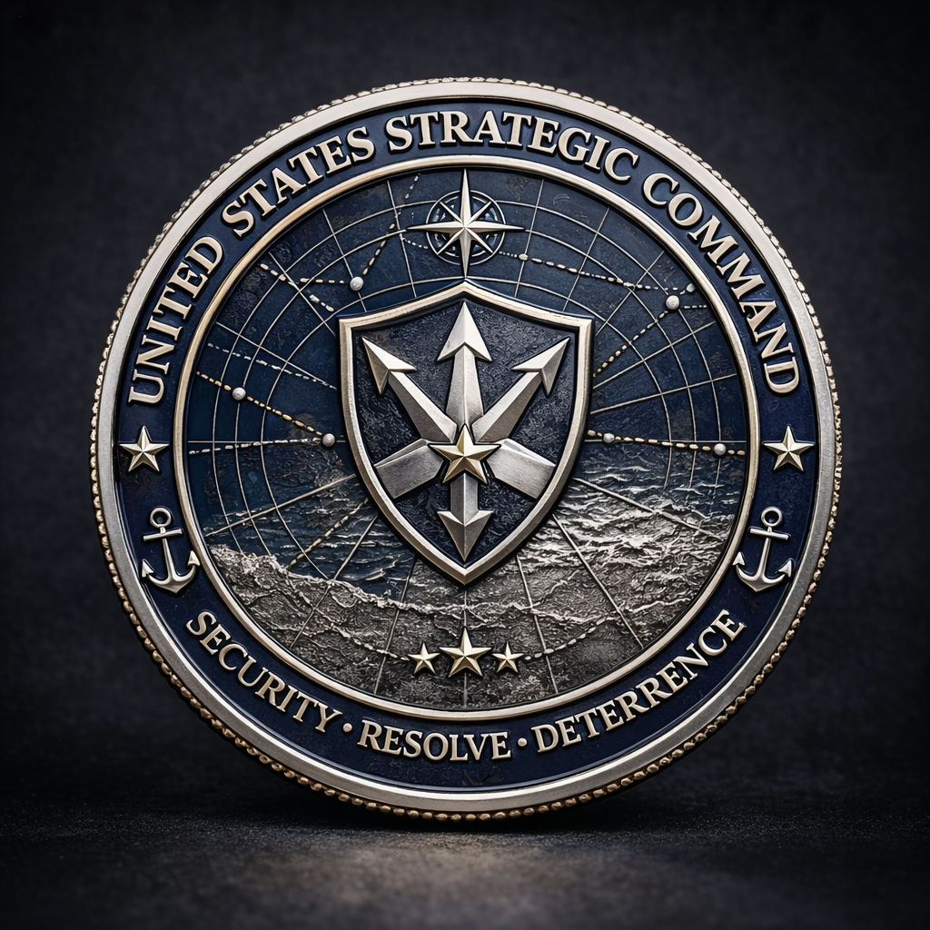 U.S. Military Strike – United States Strategic Command Commemorative Challenge Coin