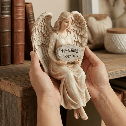 The "Watching Over You" Guardian Angel Shelf Sitter