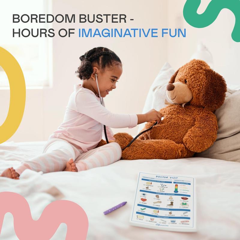 🔥Last Day 49% OFF - 🥳 Pretend Play Notepads | 2-Pack | 40 Pages Each ✨