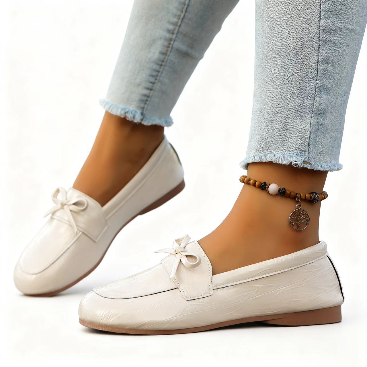 (⏳NOW ON: 60% OFF Sale! 🔥)Ladies' casual bow flat shoes