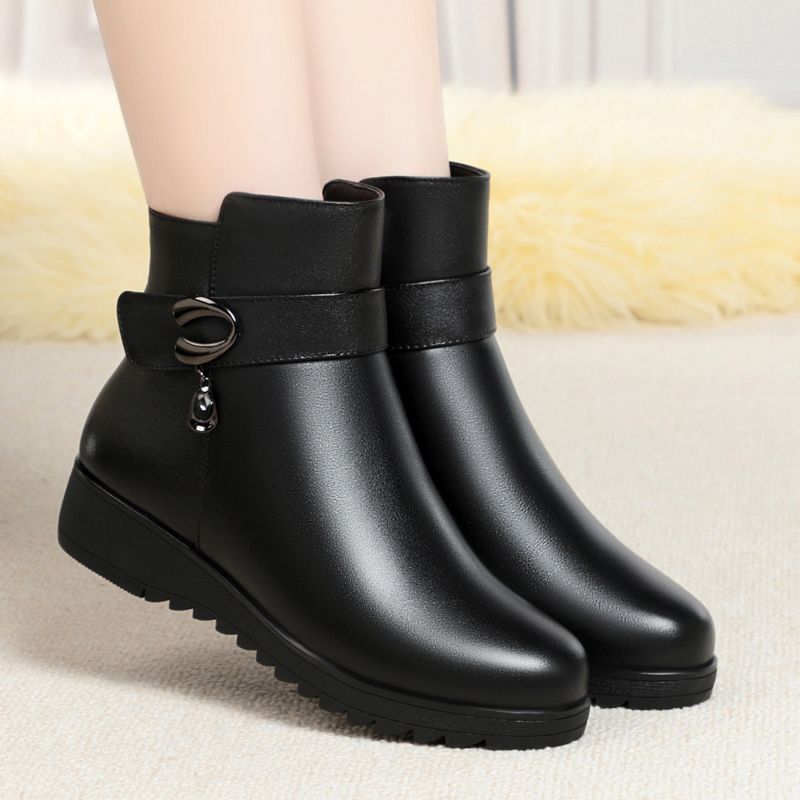 Women's Soft Sole Wedge Boots: Warm Winter Style