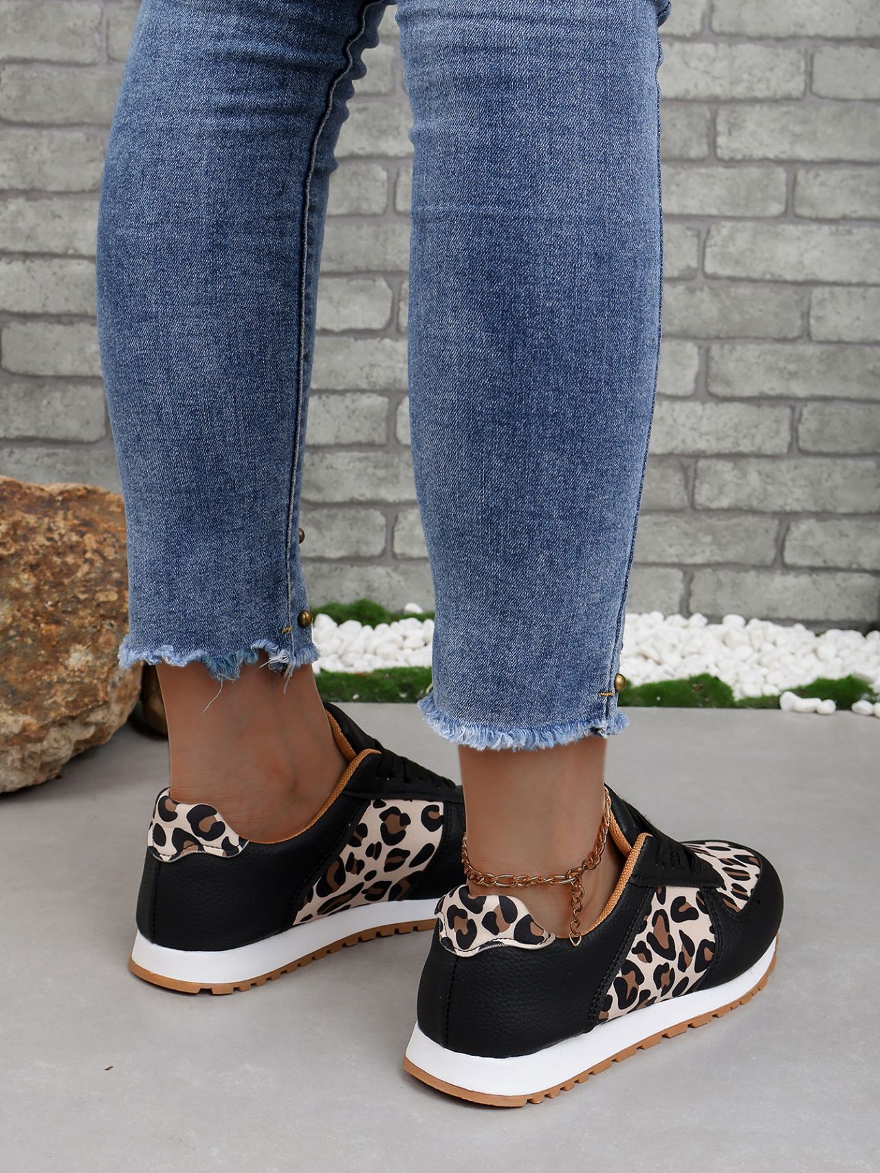 (⏳NOW ON: 60% OFF Sale! 🔥)Low-top leopard print sports casual shoes