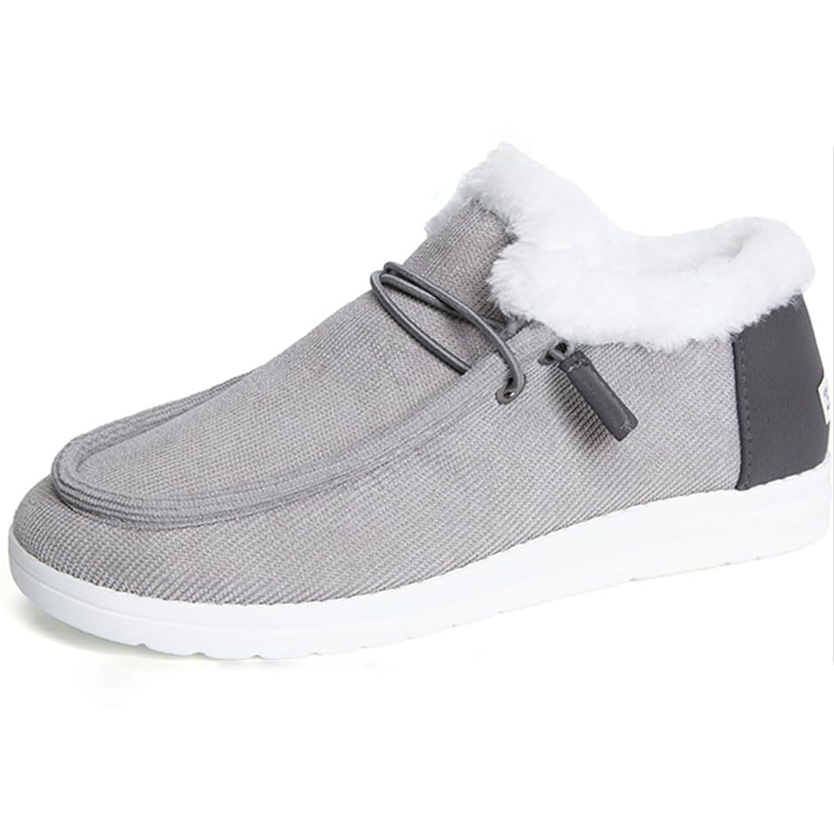 Winter Boots For Women Warm Snow Ankle Booties Slip On Outdoor Fur Lined Comfortable Fashion Casual Loafers Shoes