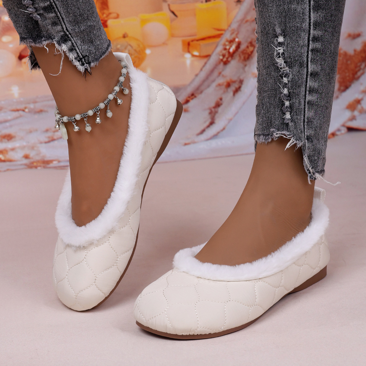 Boots for Women Flat Boots Fashion Casual Slip On Ankle Boots Comfort Solid Color Round Toe Plus Size Boots