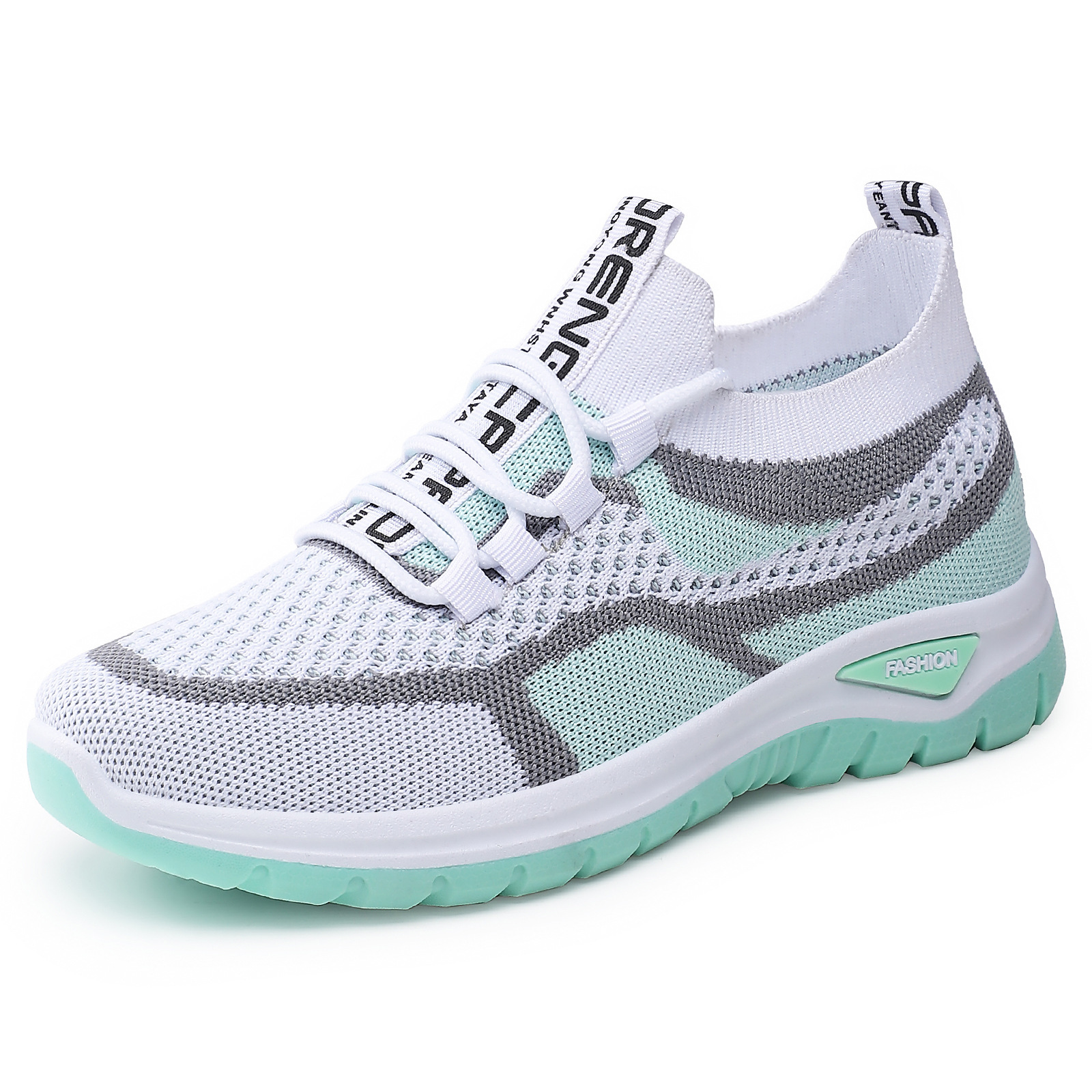 Women's Breathable Knit Casual Sneakers - Lightweight Mesh Walking Sho