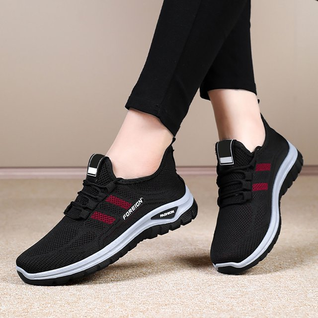 Trainers Women's Lightweight And Comfortable Ergonomic Shoe Running Shoes Non Slip Orthopa