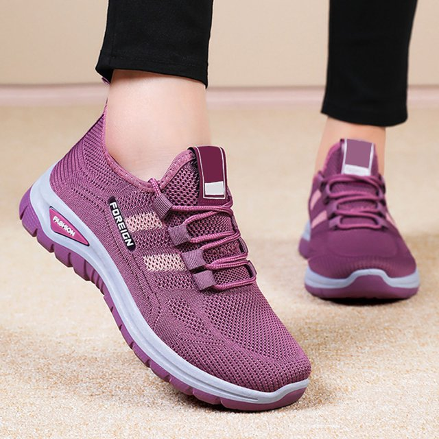Trainers Women's Lightweight And Comfortable Ergonomic Shoe Running Shoes Non Slip Orthopa