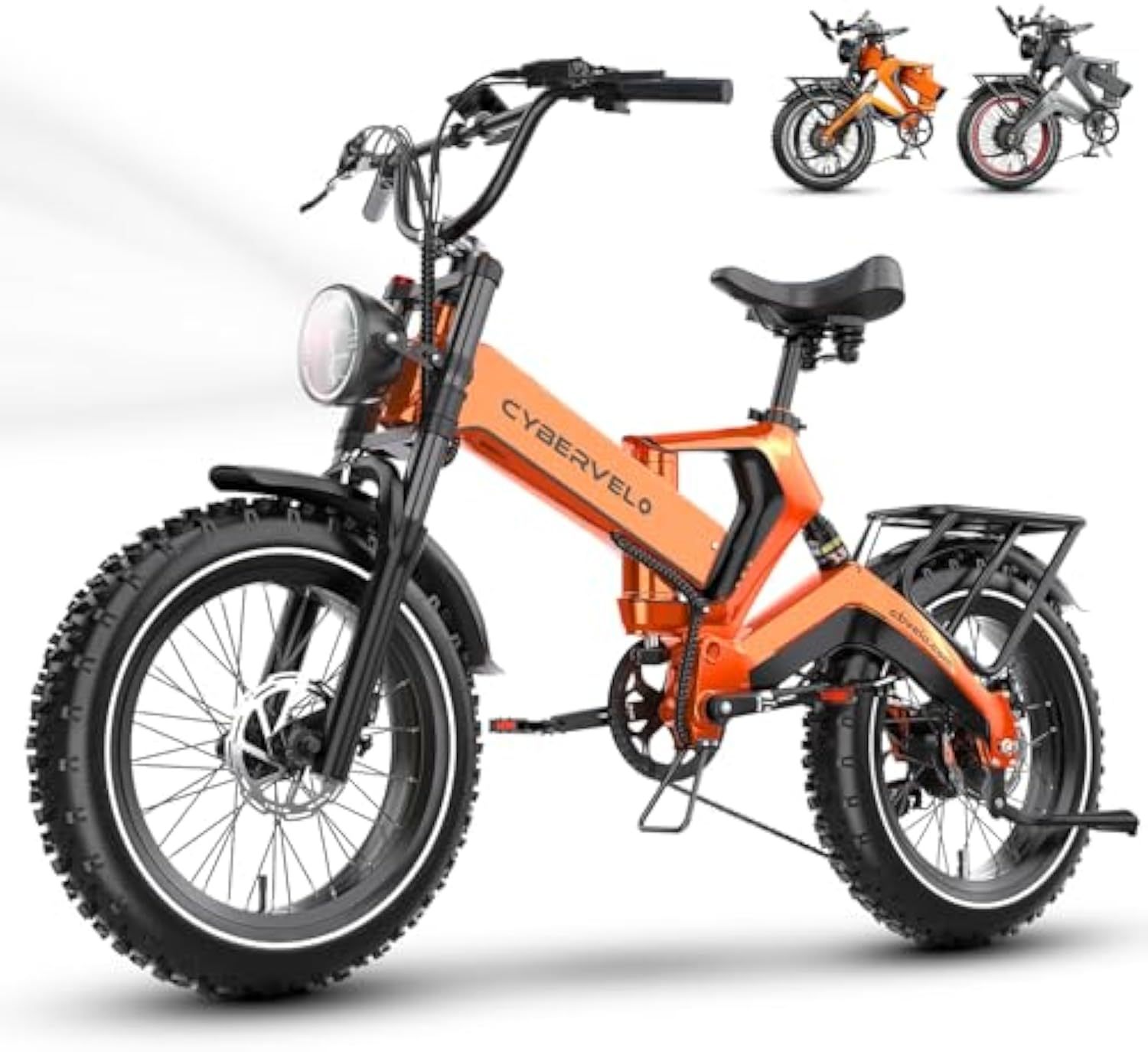 1000W (2000W peak) adult folding electric bicycle, 35 mph top speed with 100-mile range