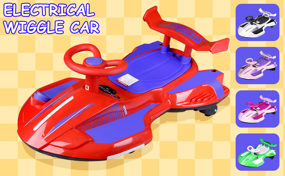 🎉LAST DAY 80% OFF⏰️12V ELECTRIC WIGGLE CAR RIDE ON TOY