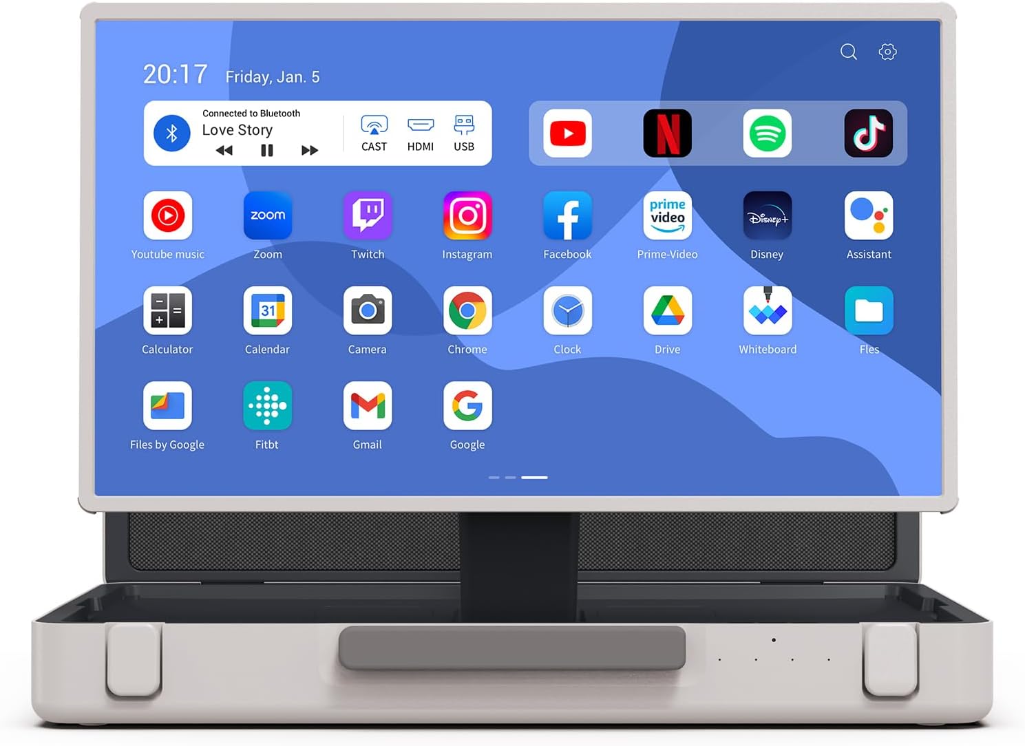 27-inch Smart Touchscreen Portable TV